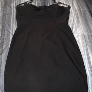 Strapless back out dress